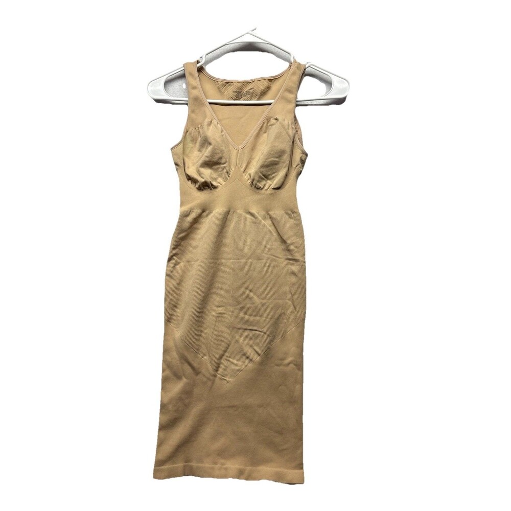 Barely There Women's Bandeau Slip Dress Liner Shapewear Size XL Nude A998